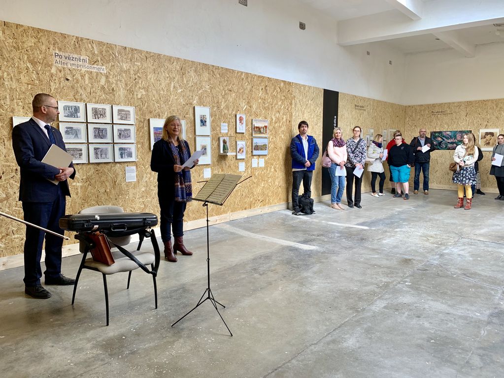 Ausstellungseröffnung in der Gedenkstätte Terezín