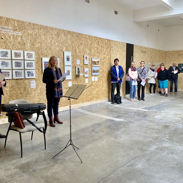 Ausstellungseröffnung in der Gedenkstätte Terezín Ausstellungseröffnung in der Gedenkstätte Terezín