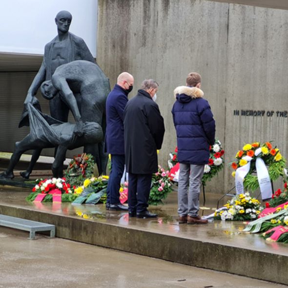 Gedenkveranstaltung für die Opfer des nationalsozialistischen Völkermordes an den Sinti und Roma