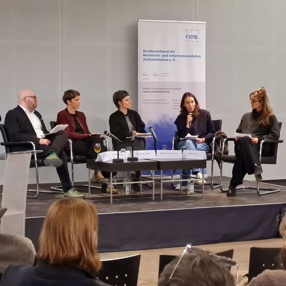 Podiumsgespräch anlässlich der Vorstellung einer Publikation des Bundesverbandes RIAS (Foto: SBG/Seferens)